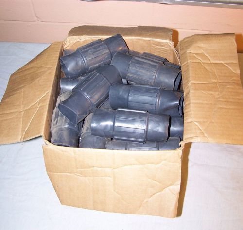 LOT of (34) NEW PERMA-COTE 1 1/2&#034; COUPLINGS ROB ROY ROBROY PVC COATED NOS