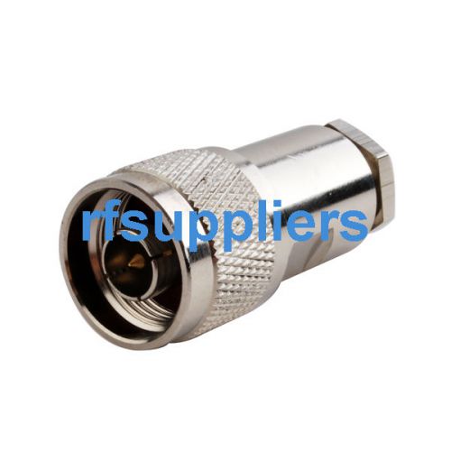 5x n male solder clamp rf connector for lmr195 rg58 for sale