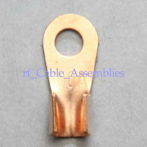 50x Lug 100A Passing Through Terminal Open Cable Connecting Ring Tongue Copper