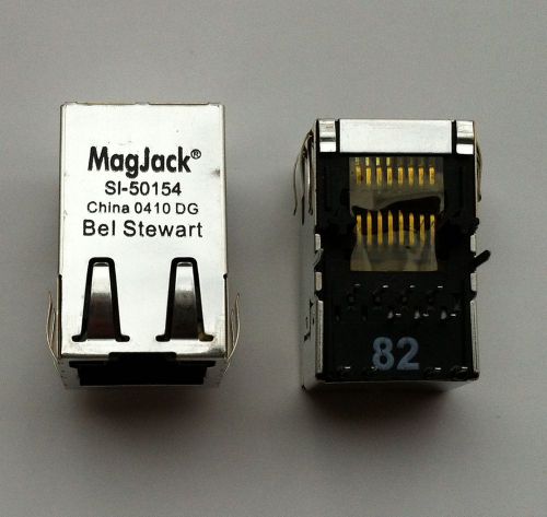 Bel-stewart si-50154 magjack rj-45 connectors (3 pcs) for sale
