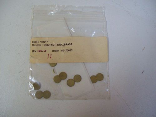 SAMES 740017 BRASS CONTACT DISC 740-017 - 11PCS - NEW - FREE SHIPPING