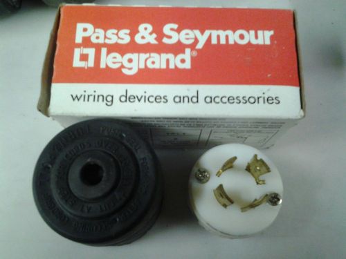 Pass &amp; seymour l1520-p locking connector 20a 3ph250v hub pro for sale
