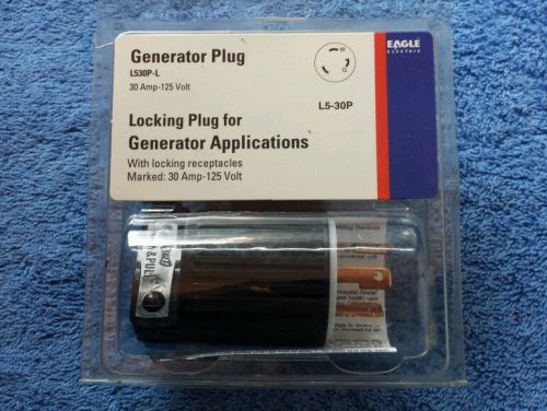 Generator plug - 30 amp - 125 volt - l5-30p - l530p-l for sale