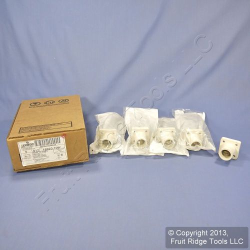 5 leviton white cam receptacles 1.0&#034; stud male plug 16series 400a 600v 16r23-10w for sale