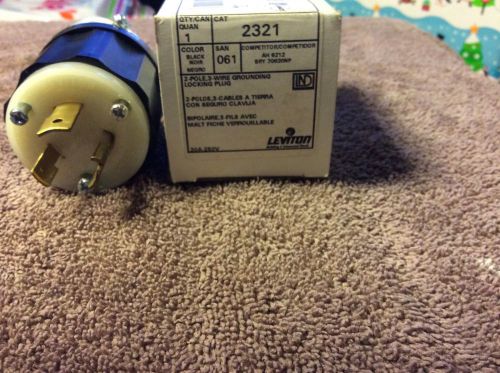 10 leviton 2731 l6-20p 20 amp 250 volt twistlock plug for sale