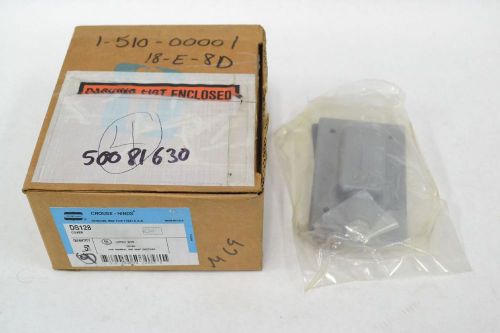 New crouse hinds ds128 toggle plunger type for fs box snap switch cover b333169 for sale