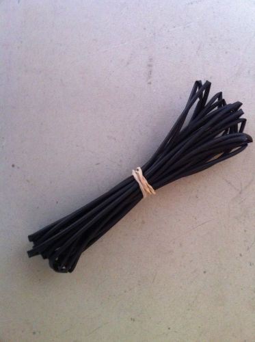 1/16&#034; id /2mm thermosleeve black polyolefin 2:1 heat shrink tubing- 10&#039; section for sale