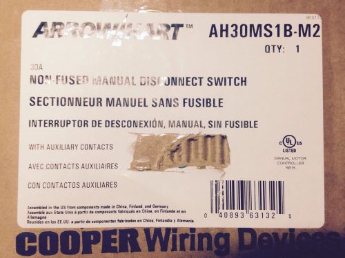 AH30MS1B M2 Disconnect 30 Amp New In Box