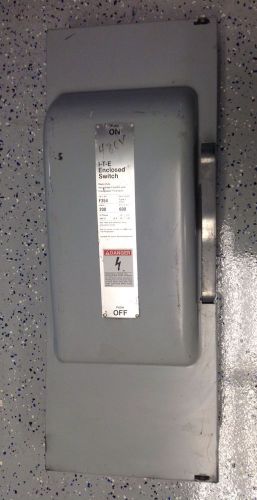 I-t-e / siemens 200a enclosed switch f-354 type 1 for sale