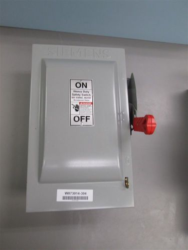 Siemens hnf362 safety disconnect 60amp 600 vac non fusable guaranteed for sale
