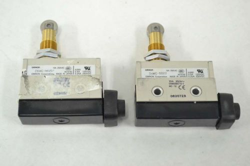 LOT 2 OMRON D4MC-5020 ROLLER LIMIT SWITCH 10A AMP 250V-AC B368637