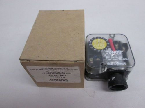 NEW DUNGS GA0-A2-4-6 D217088 GAS PRESSURE SWITCH 120V-AC 12IN-60IN WC D286297