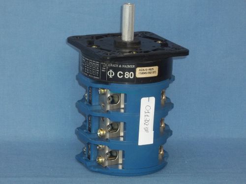 Kraus &amp; naimer c80 a326/d-a025 rotary switch for sale