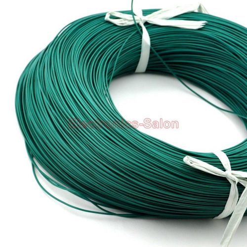 20m / 65.6ft green ul-1007 22awg hook-up wire, cable. for sale