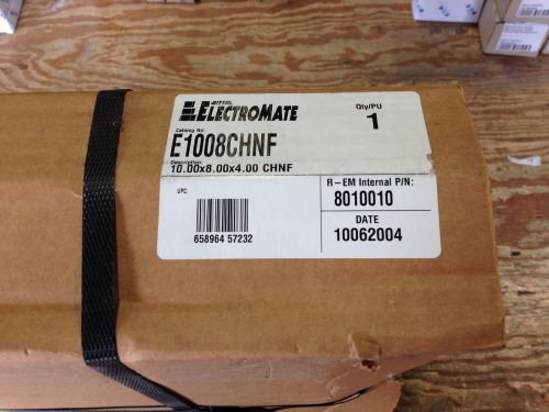 Rittal-electromate e1008chnf a1008chnf 10x8x4 ch nema 4 carbon steel encl *new!* for sale