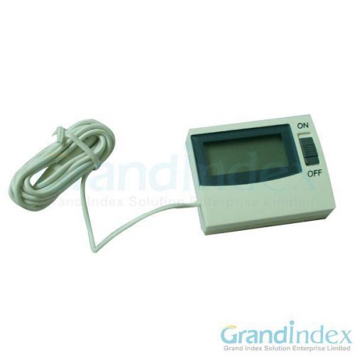 LCD Display Digital Thermometer Temperature Record Meter with Wire TC-2A