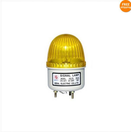24VDC Yellow MINI Beacon Warning Signal Light Lamp Spiral Fixed