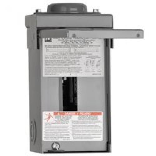 Square D by Schneider Electric Homeline 70 Amp 2-Space 4-Circuit Outdoor Main Lu