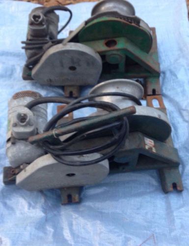 2 Greenlee 640 Electric Puller Tuggers Free Ship