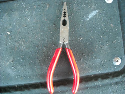 German knipex needle nose pliers with wire strippers used 1301614 lightly used