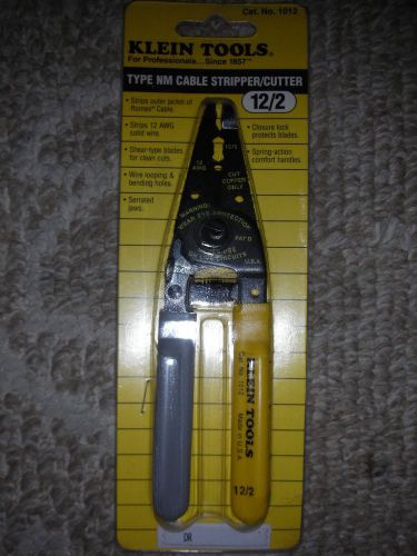 KLEIN Type NM Cable Stripper/Cutter 12/2 No.1012 --NEW!!!--