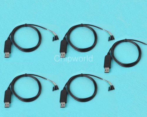 5pcs 6pin ftdi ft232rl usb to serial adapter module ttl rs232 cable for sale