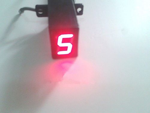 Digital RED LED Gear Number Indicator motorcycle DIY