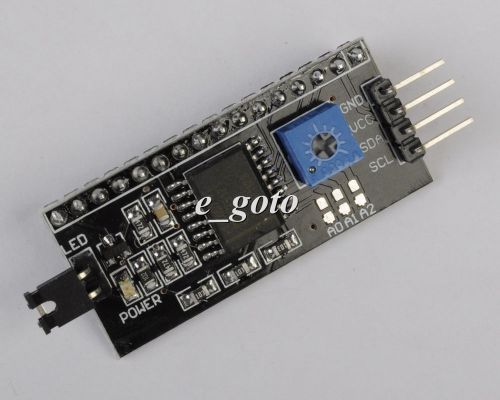 I2c iic serial interface board module lcd1602 address changeable for arduino for sale