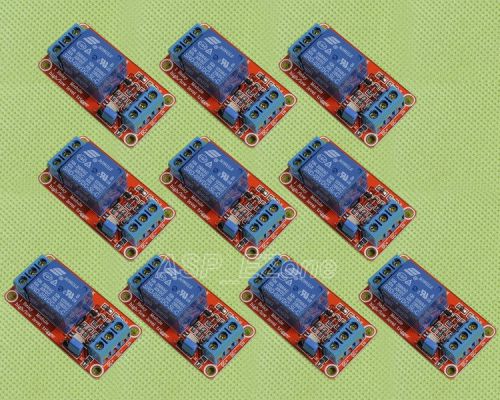 10pcs 5V 1-Channel Relay Module with Optocoupler H/L Level Triger for Arduino