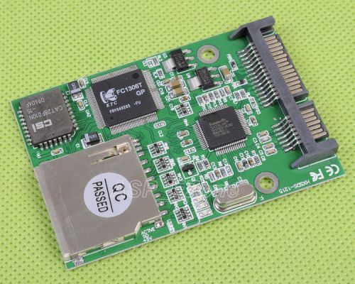 SD SDHC Secure Digital MMC to SATA Converter Adapter Work Winodws Mac OS Linux
