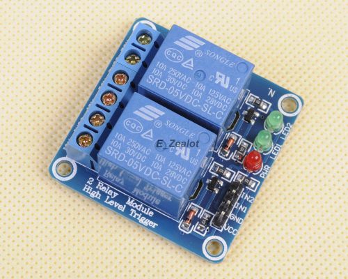 For Arduino 2-Channel 5V Relay Module High Level Triger Relay shield