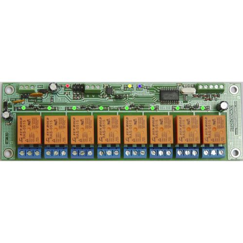STR1080400 RS-485 board controller 8 Outputs 4 Inputs 5V Relays Home Automation
