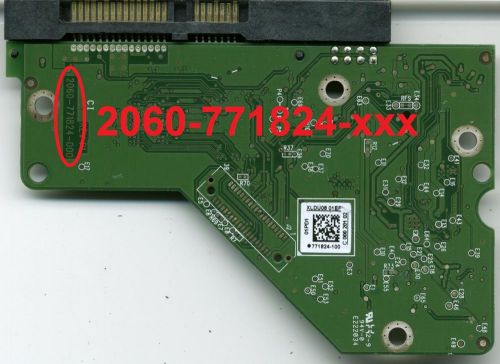 Wd10ezex-60zf5a0 2061-771824-506 af wd10ezex 3.5&#039;&#039; sata 771824 pcb board +fw for sale