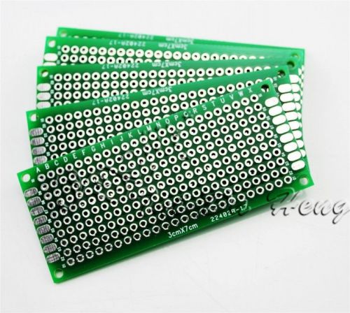 20pcs double-side 3x7cm protoboard circuit universal prototype diy pcb  board for sale