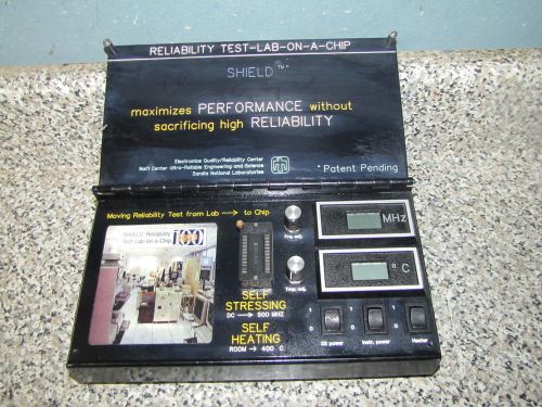 Sandia labs reliablility test lab on a chip testing unit w/ shield for sale