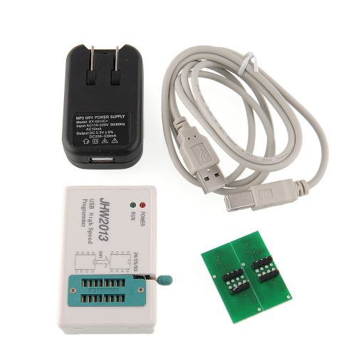 New JHW2013 USB Programmer Support 24/25/93 EEPROM 25 Flash Bios Chip 12Mbps #