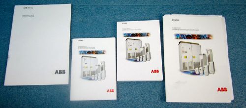 *set* abb manuals for aes800 motor drives - used, good condition for sale