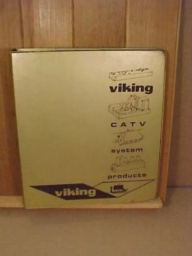 Lot of viking catv system products catalogs 1965 product literature for sale