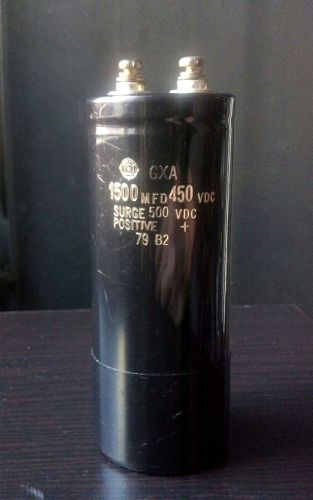 2 pc 1500uF 450V GXA capacitor TUBE AMP CAP HiFi Stereo 6l6 analog MFD