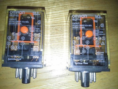 OMRON 2-MK2P-S CONTACT RELAY 250V~50/60HZ; 10AMP