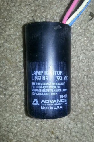 Advance LI533 H4 Lamp Ignitor 35-400W for MH Ballast &amp; Metal Halide Lamp NWOB