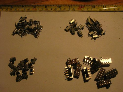 Assortment of 59 x NOS slide switches Lot 23