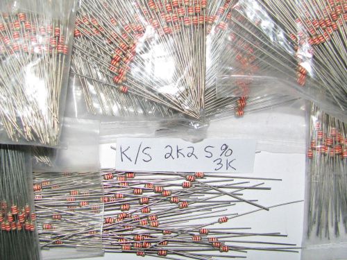 3000 nos koa speer ks2k25% carbon film resistors amplifier parts for sale