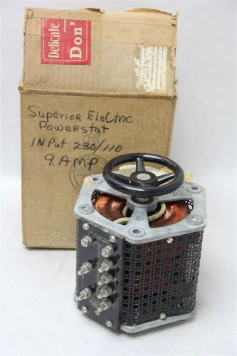 Superior Electric Company Powerstat Variable Transformer Type S649 230V, Variac
