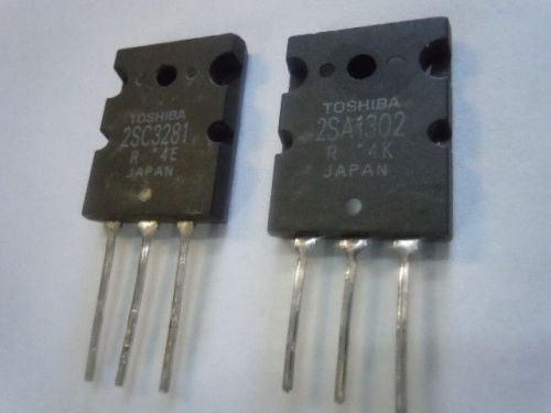 2PCS Transistor TOSHIBA  2SA1302/2SC3281 A1302/C3281