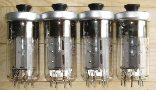 4x GU-50=LS-50=P50=FU-50 Russian Power Pentode Tubes NOS Tested