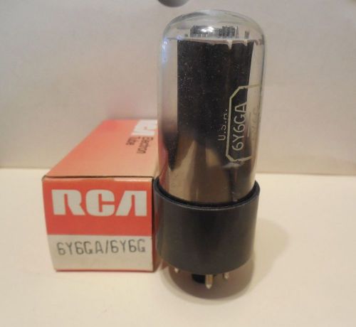 Rca electronic electron vacuum tube 6y6ga 6 pin new in box for sale