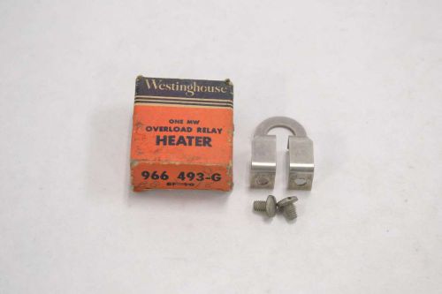 New westinghouse 966 493-g overload relay heater element unit 1mv-dc b336621 for sale