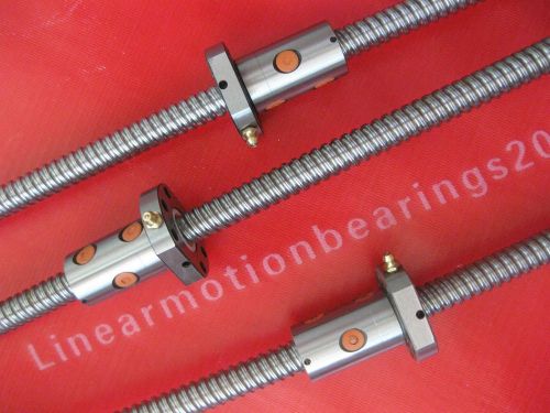 3 anti bachlash ballscrews ball screws 1610-350/800/1350mm-c7  for cnc router for sale