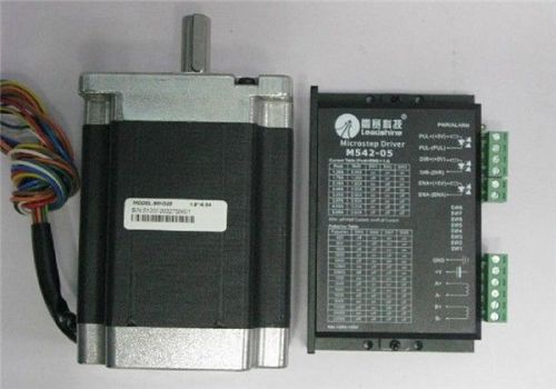 Leadshine 2 phase stepper motor 8.5nm 6.0a 86hs85+m542-05 2 phase stepper drive for sale
